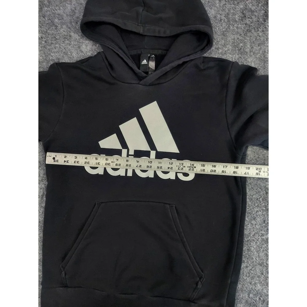 Adidas Hoodie‎ Mens Small Pullover Sweatshirt Athletic Classic Hooded Big Logo